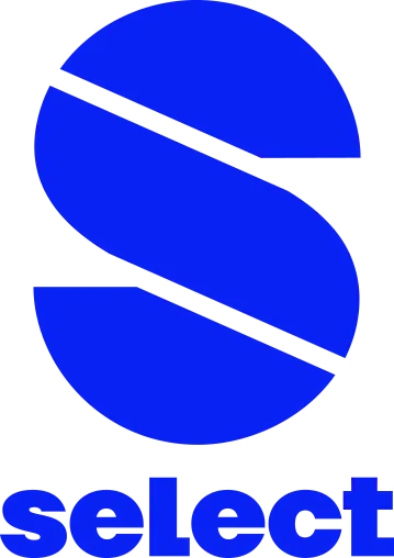 Select: Icon logo blue